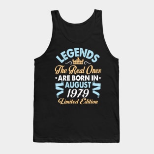 Legends The Real Ones Are Born In August 1969 Happy Birthday 51 Years Old Limited Edition Tank Top